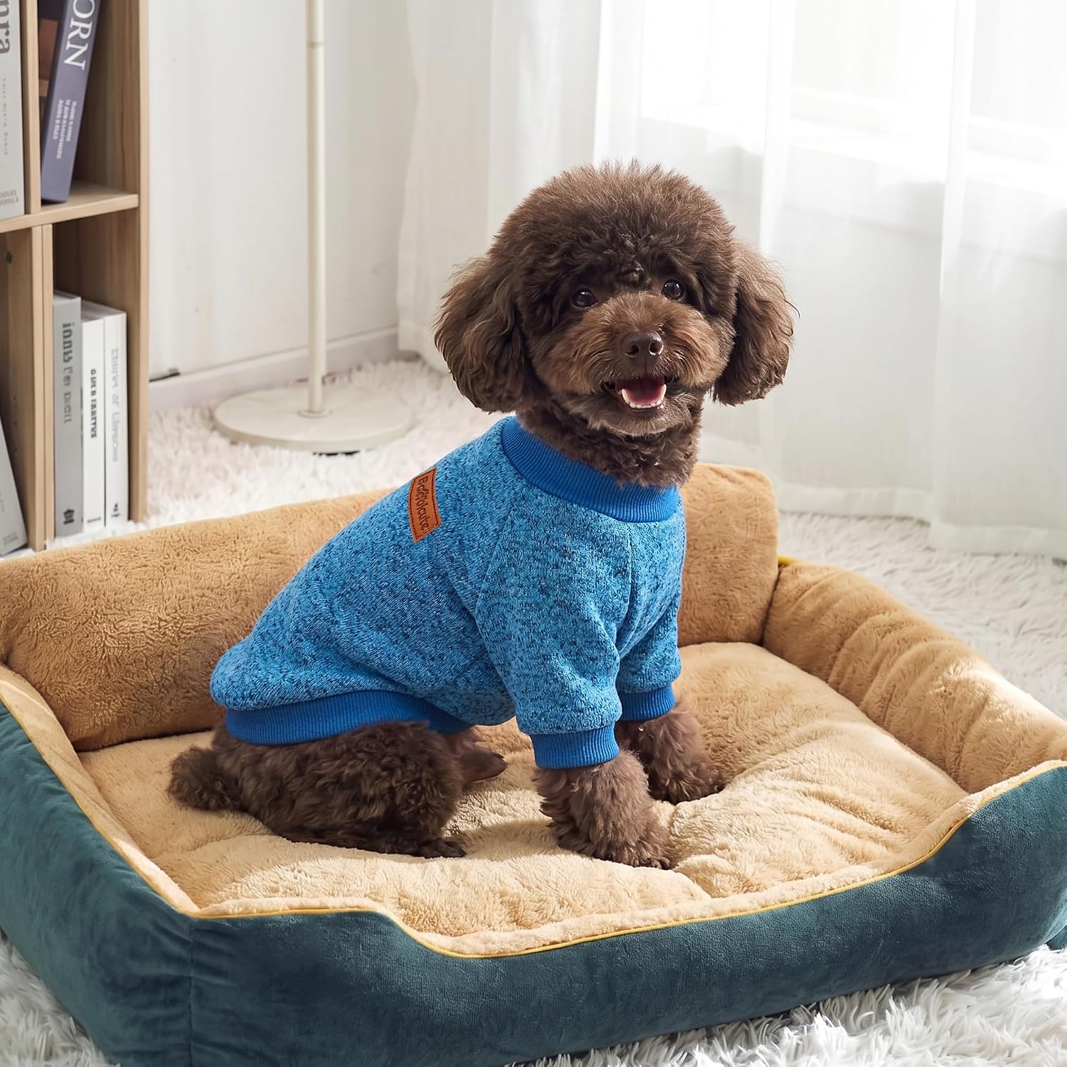 3 Pack Dog Sweaters for Small Dogs Girl Boy Winter Fleece Clothes Warm Soft Dog Sweatshirt Outfit for Dogs Cats Pet Apparel