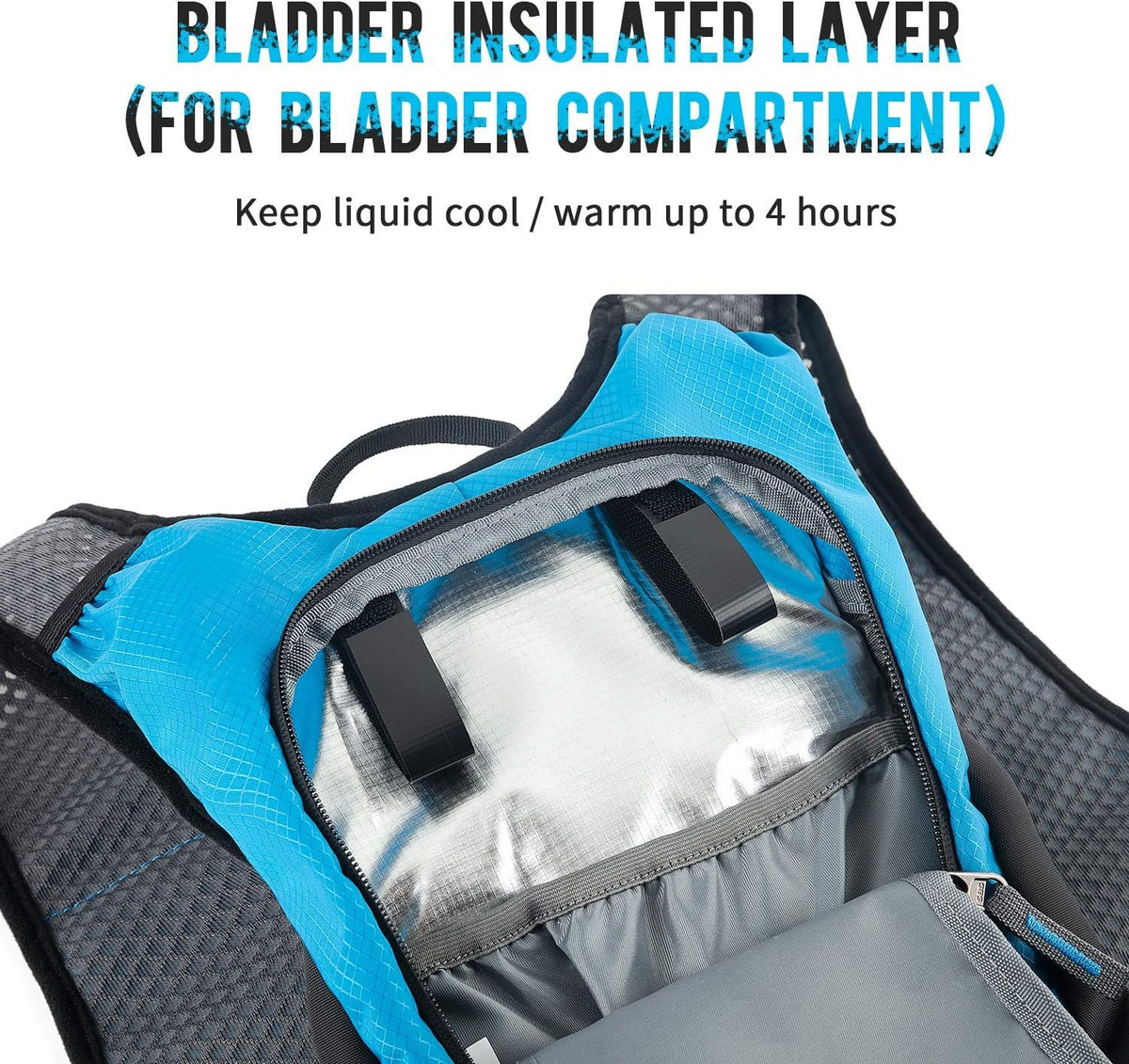 Hydration Backpack Running Water Backpack with 2L Hydration Bladder, Insulated Cycling Hydration Vest Packs