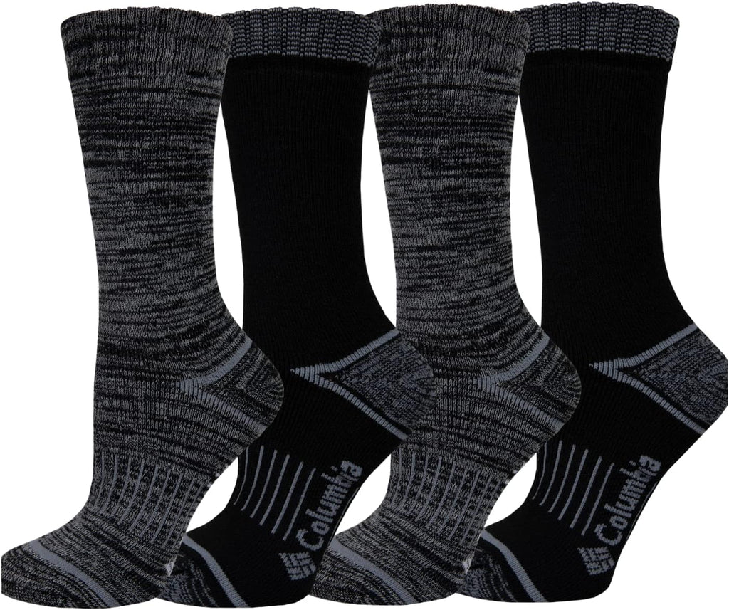 Columbia Mens Moisture Control Basic Crew 4-Pack