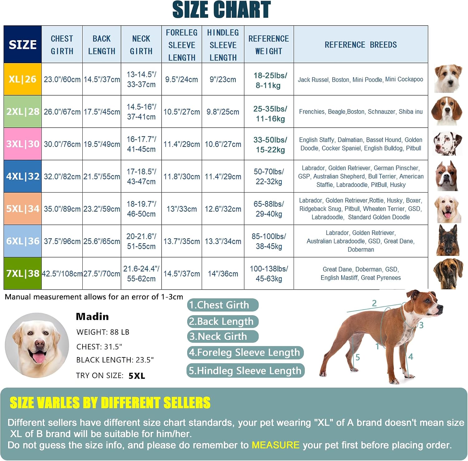 Dog Sun Protection Cooling Suit UPF 50+, Quick-Dry Breathable Jumpsuit for Large & Medium Dogs, Outdoor Dirt-Resistant Shedding Control Pet Apparel (Chartreuse, 7X-Large)