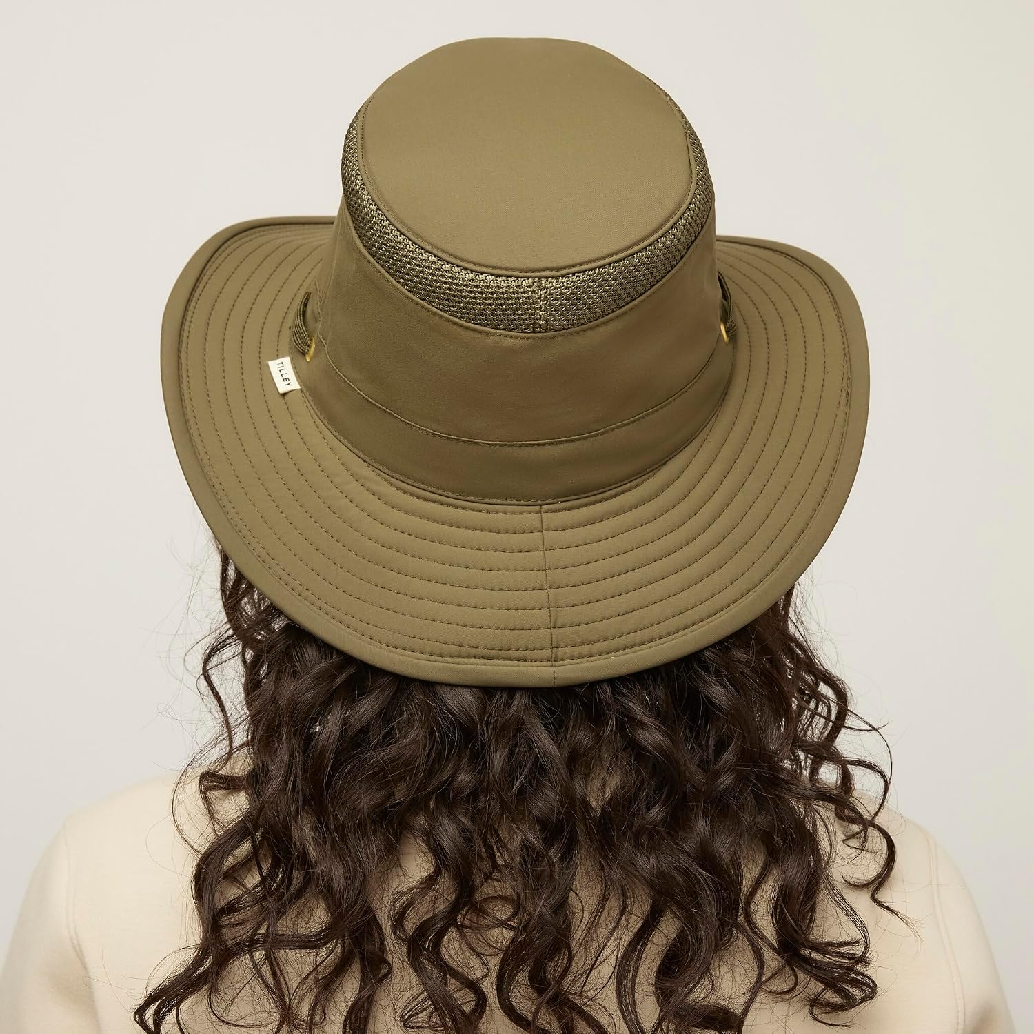 Tilley Womens Ltm5 Airflo Medium Brim Recycled Sun Hat, Olive, 7.75 US