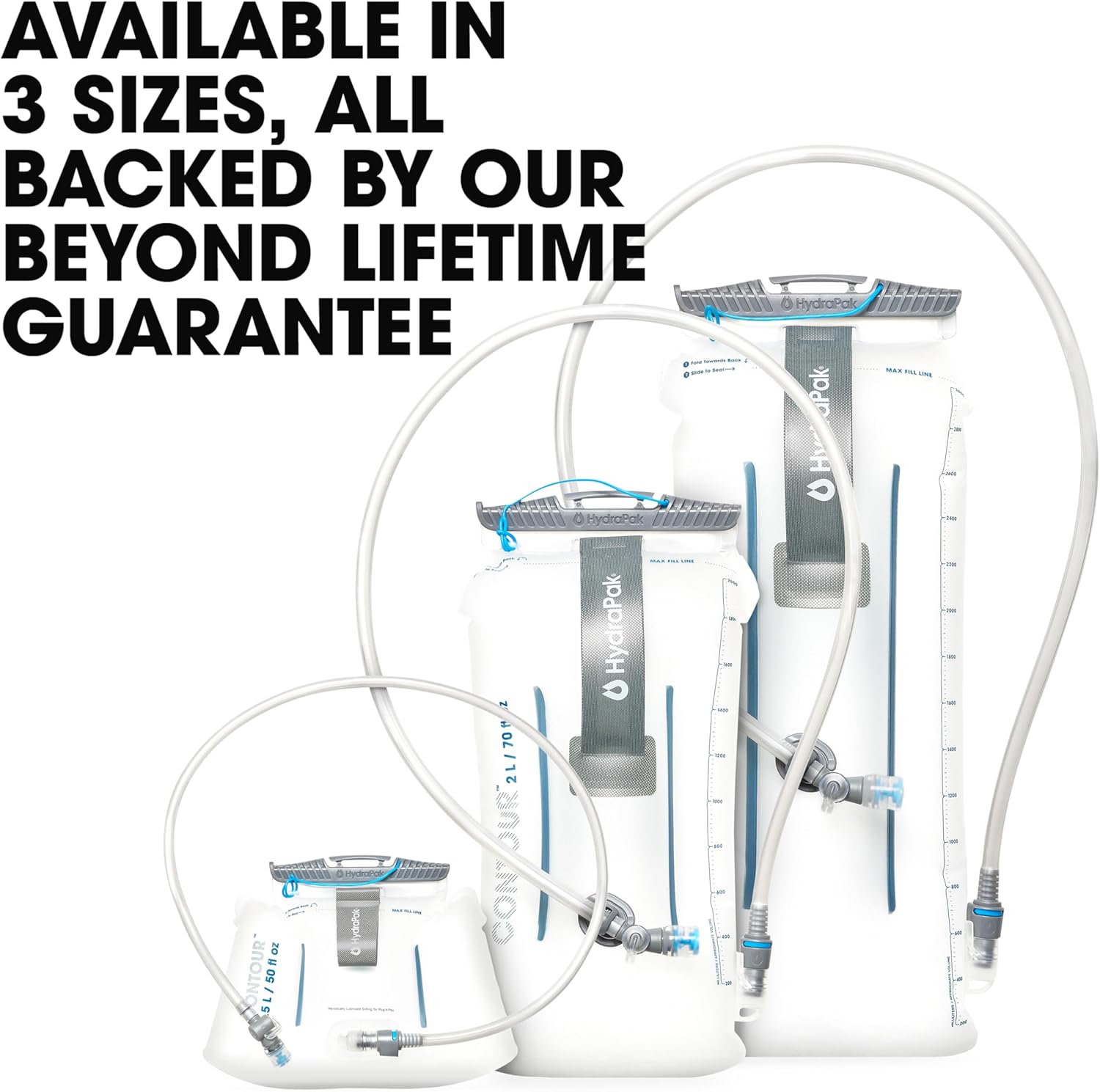 HydraPak Contour Hydration Reservoir (1.5L, 2L, 3L)