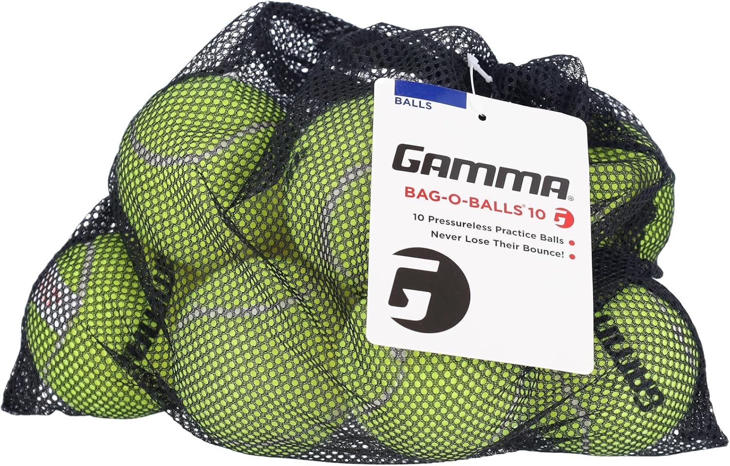 Gamma Sports Pressureless Tennis Balls Box - Ideal for Practice, Teaching, and Training with High-Visbility Felt - Indoor and Outdoor Court Play - 48 and 75 Pack Sizes