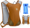 Hydration Backpack with 2L Water Bladder Bag, Lightweight and Breathable Running Vest for Men, Adjustable Chest Straps Water Pack for Cycling Hiking Climbing Outdoor