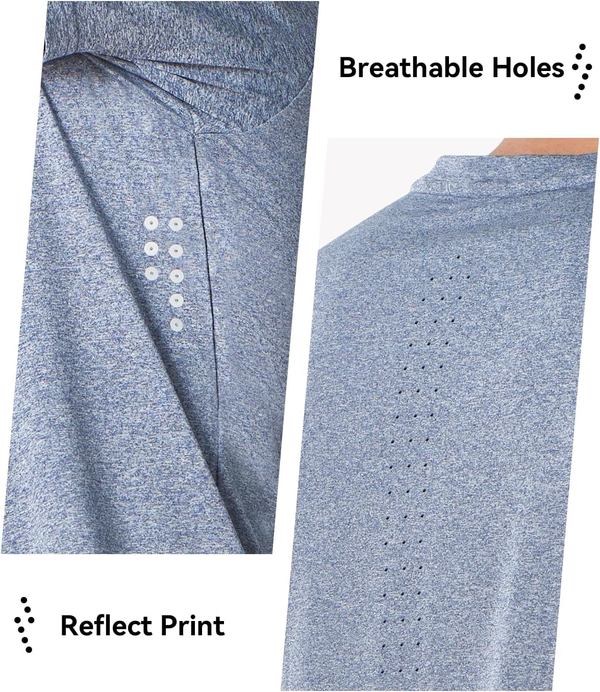 NORTHYARD Men's Athletic Running T-Shirts Quick-Dry Lightweight Workout