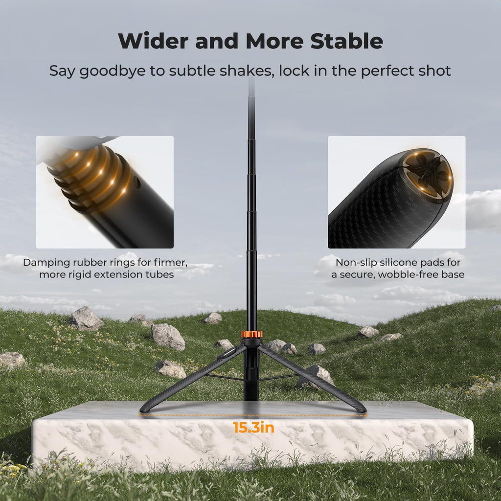 K&F CONCEPT 69'' Selfie Stick Tripod for Pocket 3