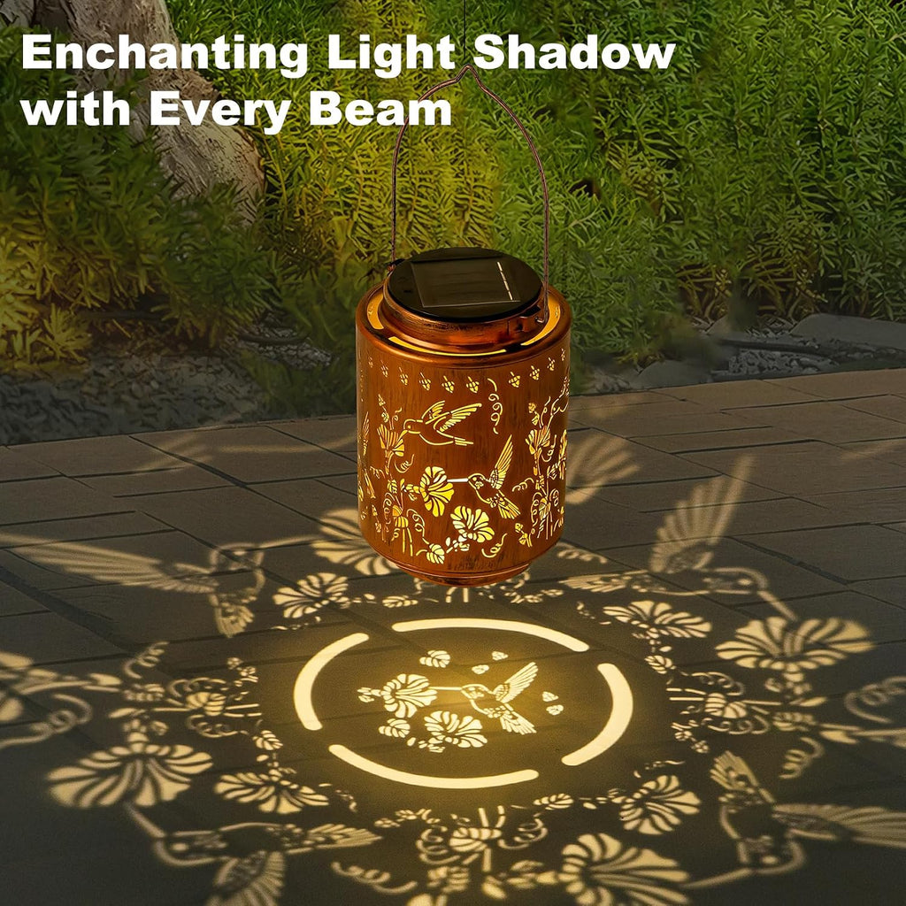Hummingbird Solar Lantern, Birthday Gifts for Women Mom Grandma