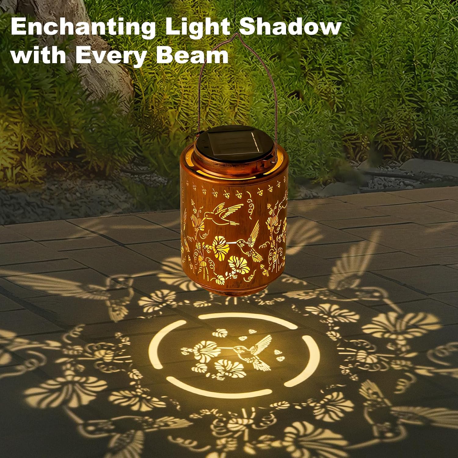Hummingbird Solar Lantern, Birthday Gifts for Women Mom Grandma