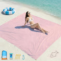 Beach Blanket Waterproof Sandproof 78''X81''/10'X9' Oversized Big Blanket