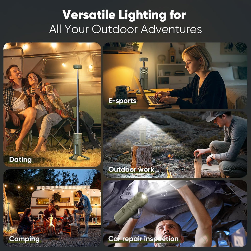 Camping Lights, Rechargeable Collapsible Camping Lanterns