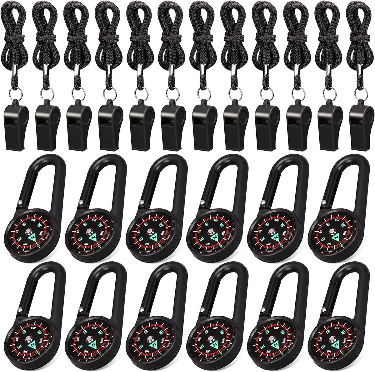 Honoson Emergency Whistle Compass Set