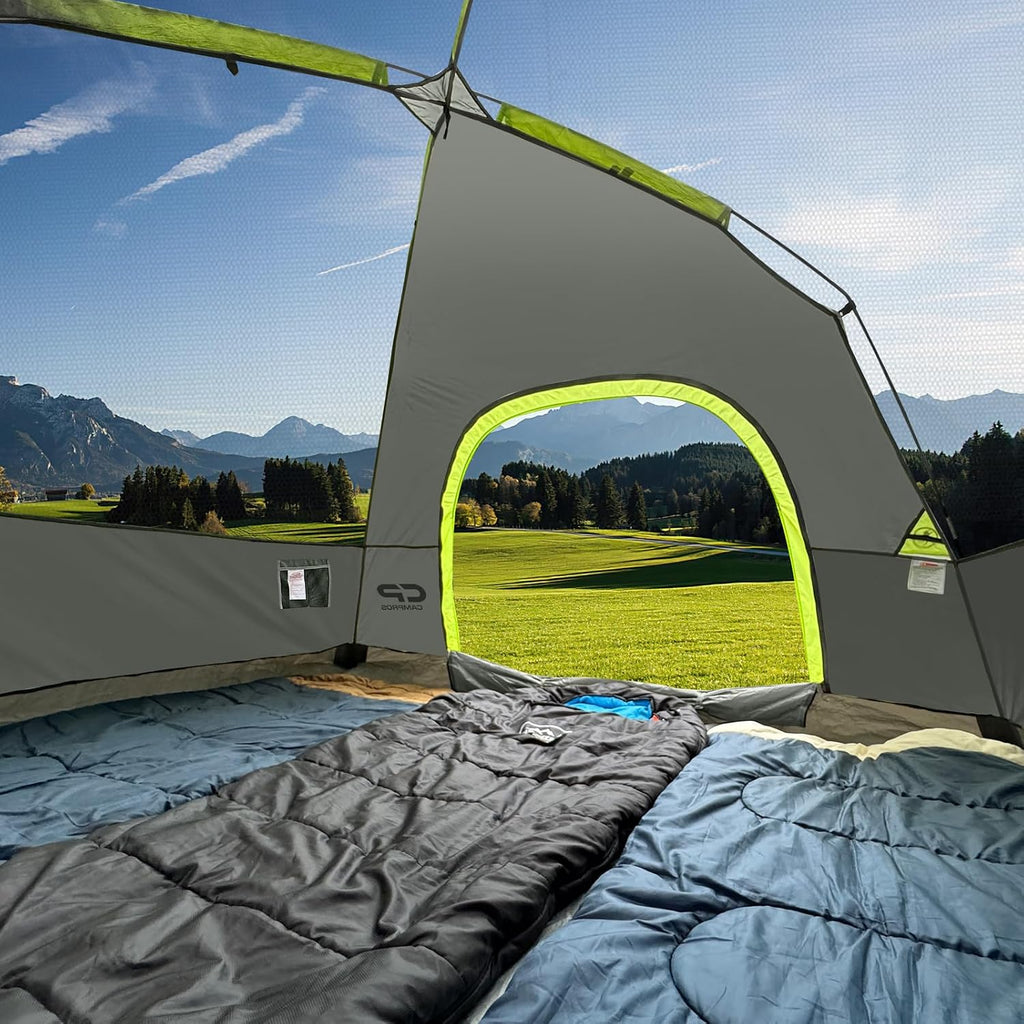 CAMPROS CP Tents for Camping 2/4/6 Person, Waterproof Windproof Dome Tent