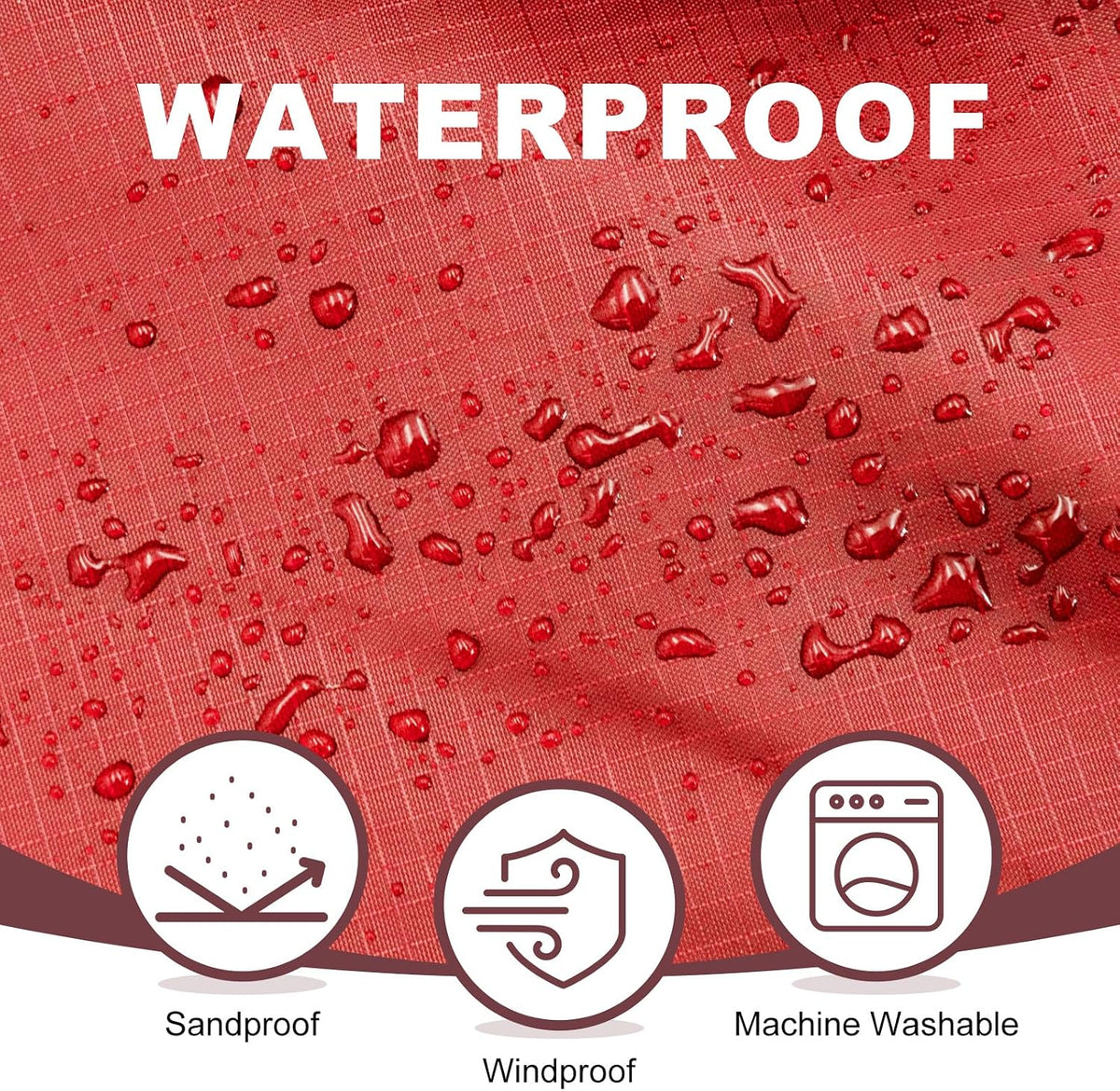Large Waterproof Outdoor Stadium Blanket 80"x 58"