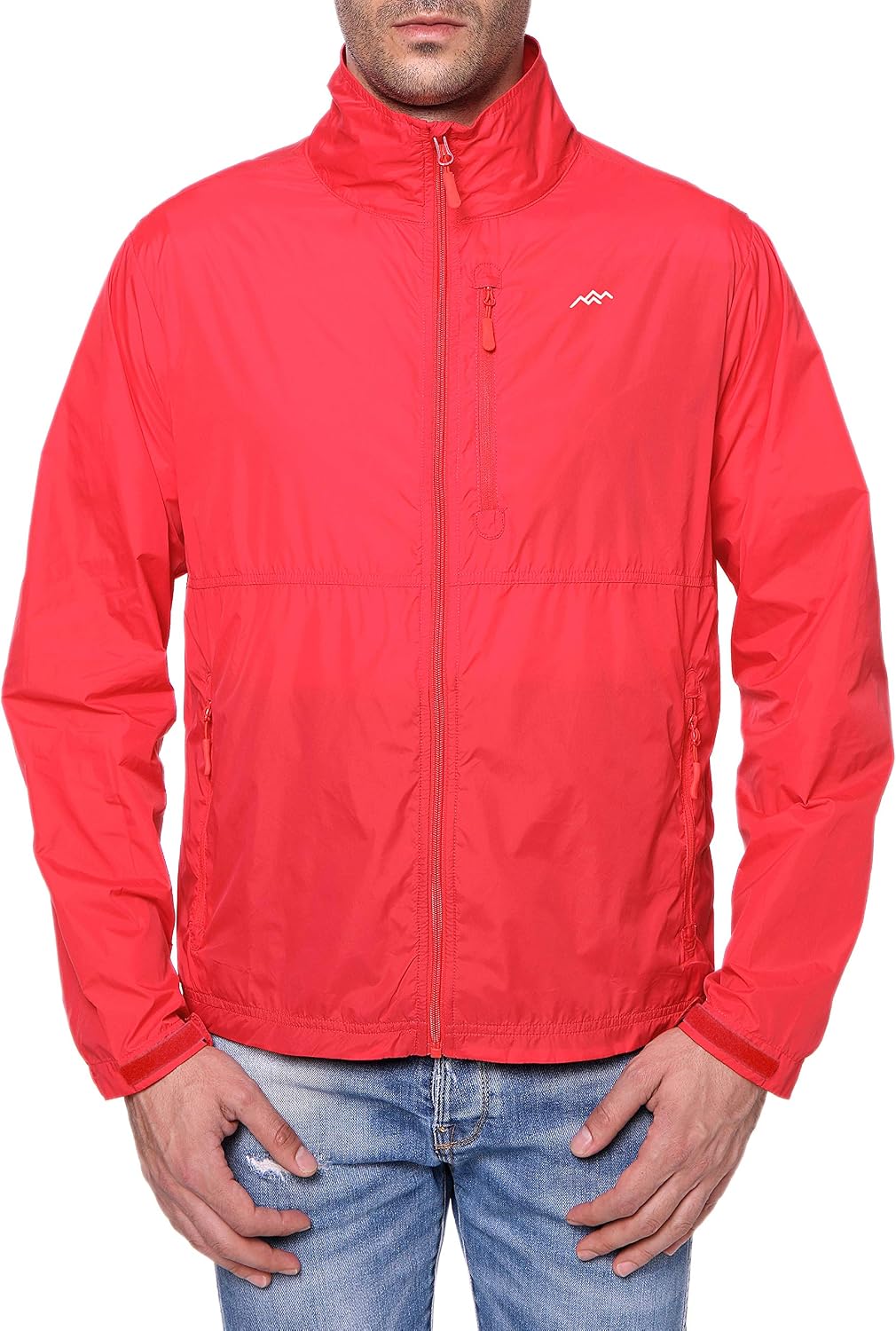 TRAILSIDE SUPPLY CO. Mens Windbreaker Jackets Lightweight Packable Jacket