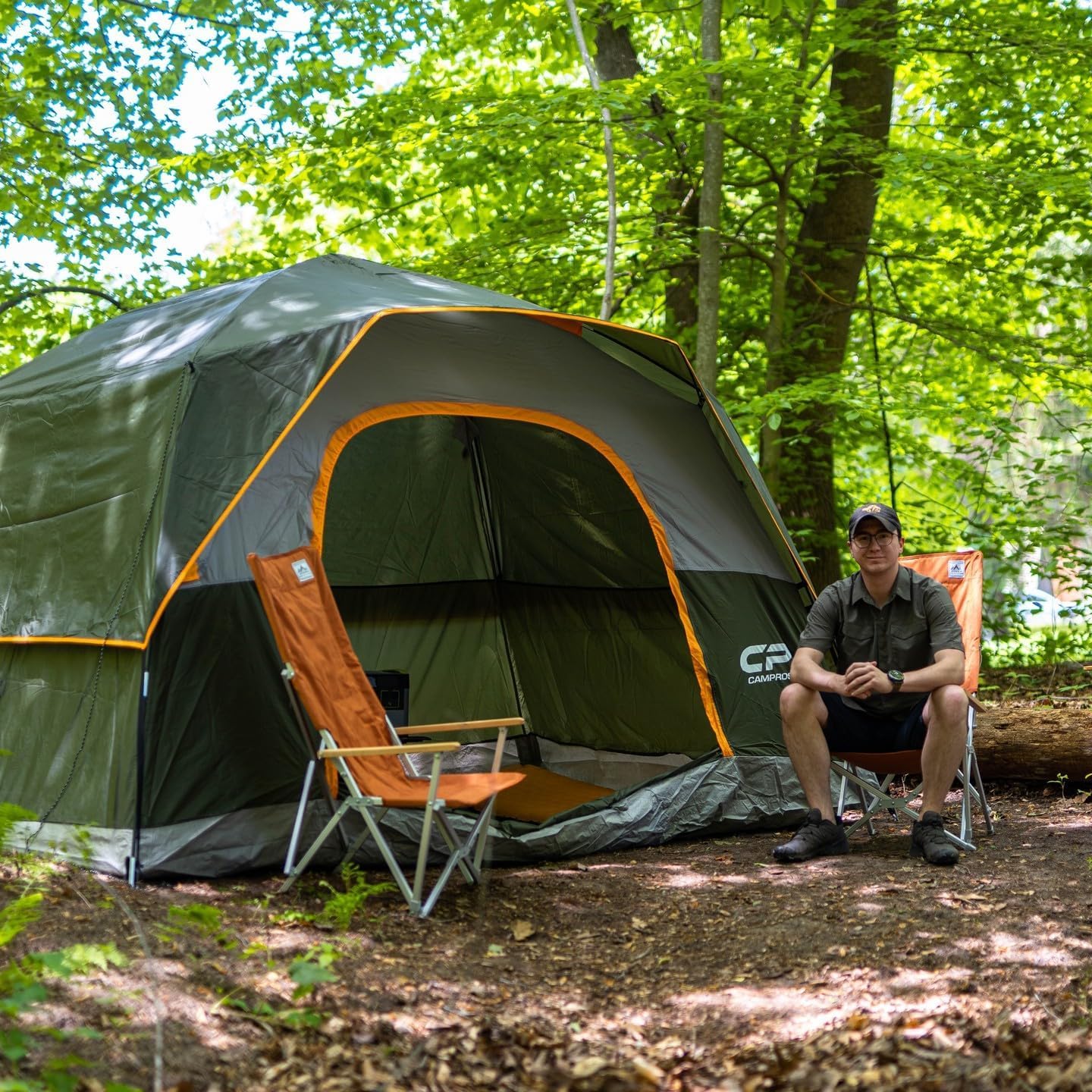 CAMPROS CP Tents for Camping 2/4/6 Person, Waterproof Windproof Dome Tent