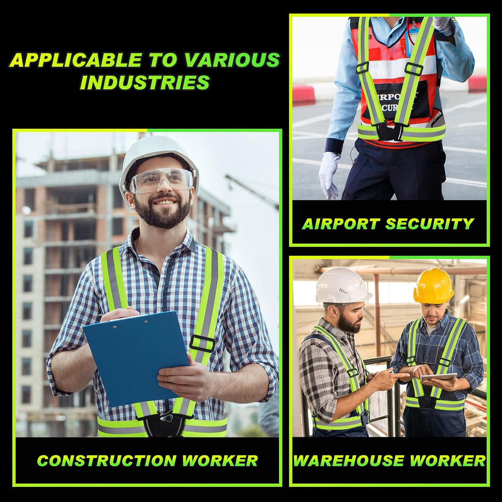 Hercicy Reflective Vest High Visibility Safety Vests Bulk
