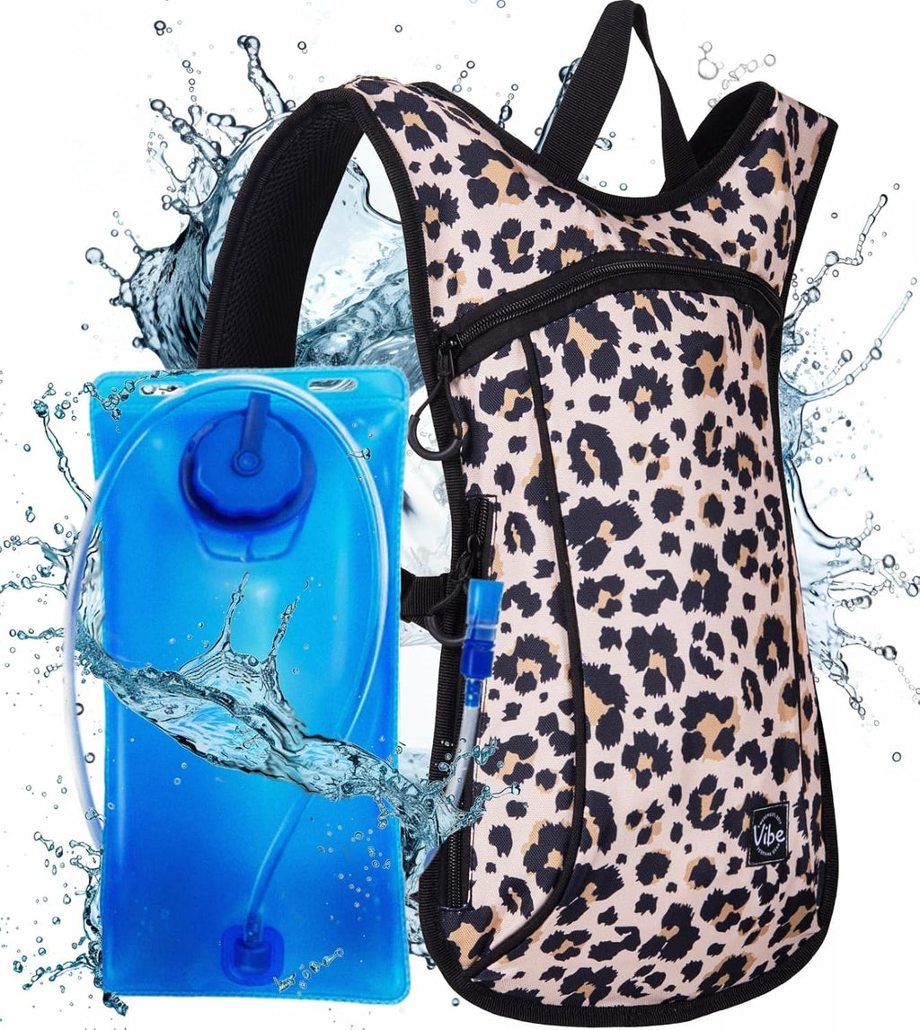 Vibe Festival Gear Rave Hydration Pack Backpack with 2L Water Bladder for Women Men – Festival Hydropack, Hydro Pack, Leak Proof, Lightweight – Teens, Party, Hiking, Running, Outdoor Sports