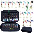 Inmorven Soft Fishing Lures Shad Minnow Swimbaits, Pre-Rigged Jig Head Paddle Tail Swimbaits for Freshwater and Saltwater, Jigs Fishing Bait for Bass Crappie Trout Walleye, Fishing Gifts for Men