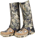 QOGIR Hunting Gaiters Boot Gaiters, Durable Leg Gaiters for Hunting, Waterproof Hiking Gaiters, Adjustable Snow Boot Gaiters