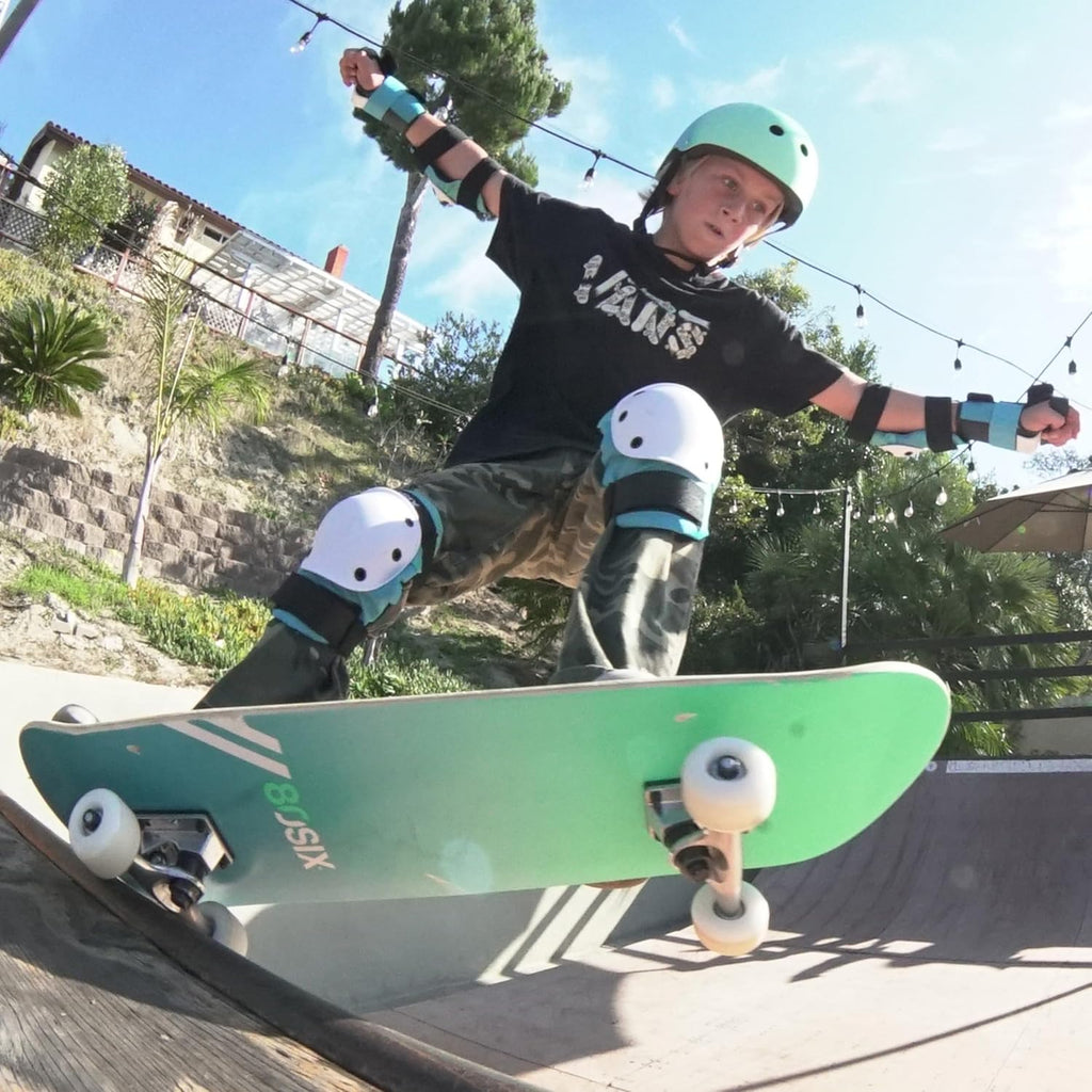80SIX Multi-Sport Pad Set– Protective Gear for Skateboarding, Biking, Roller Skating, and Scooter