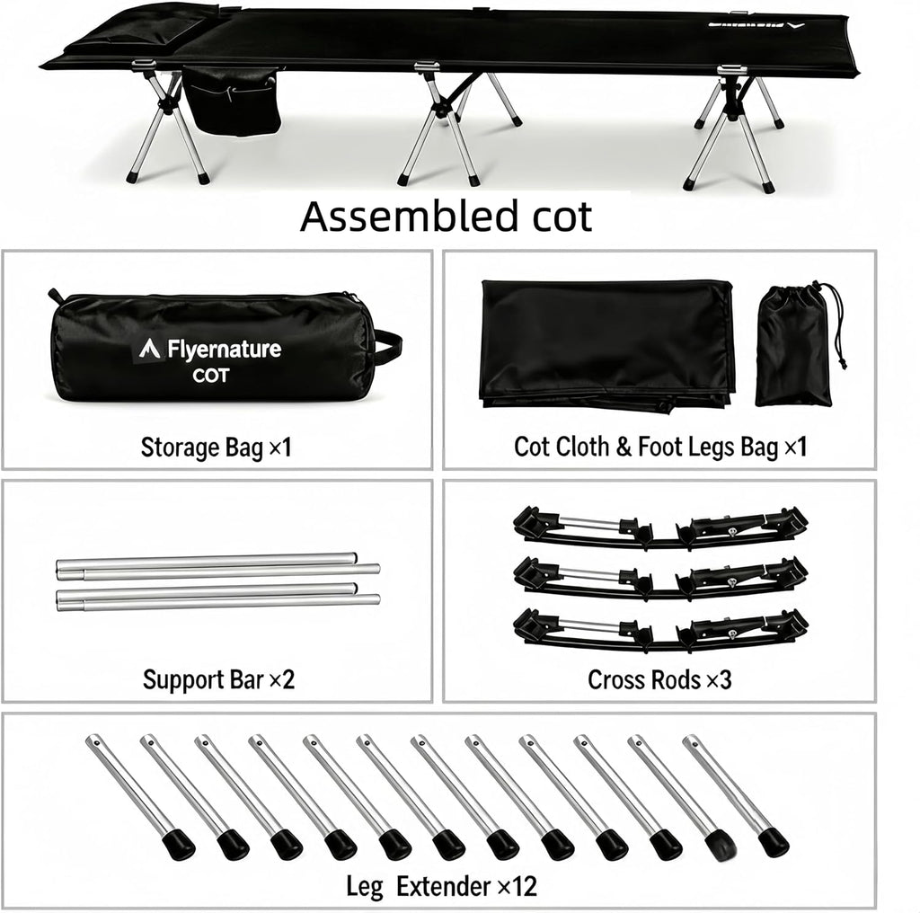 Lightweight Foldable Camping Cot