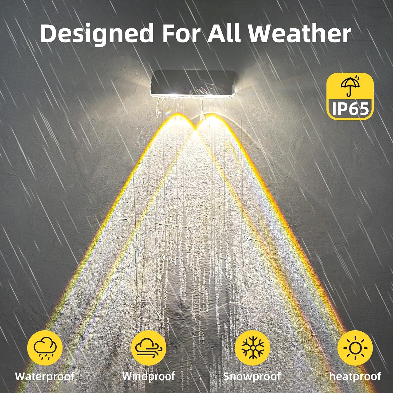 EGOBOO Outdoor Solar Lights for Fence, 12H Runtime, IP65 Waterproof, 6 Pack