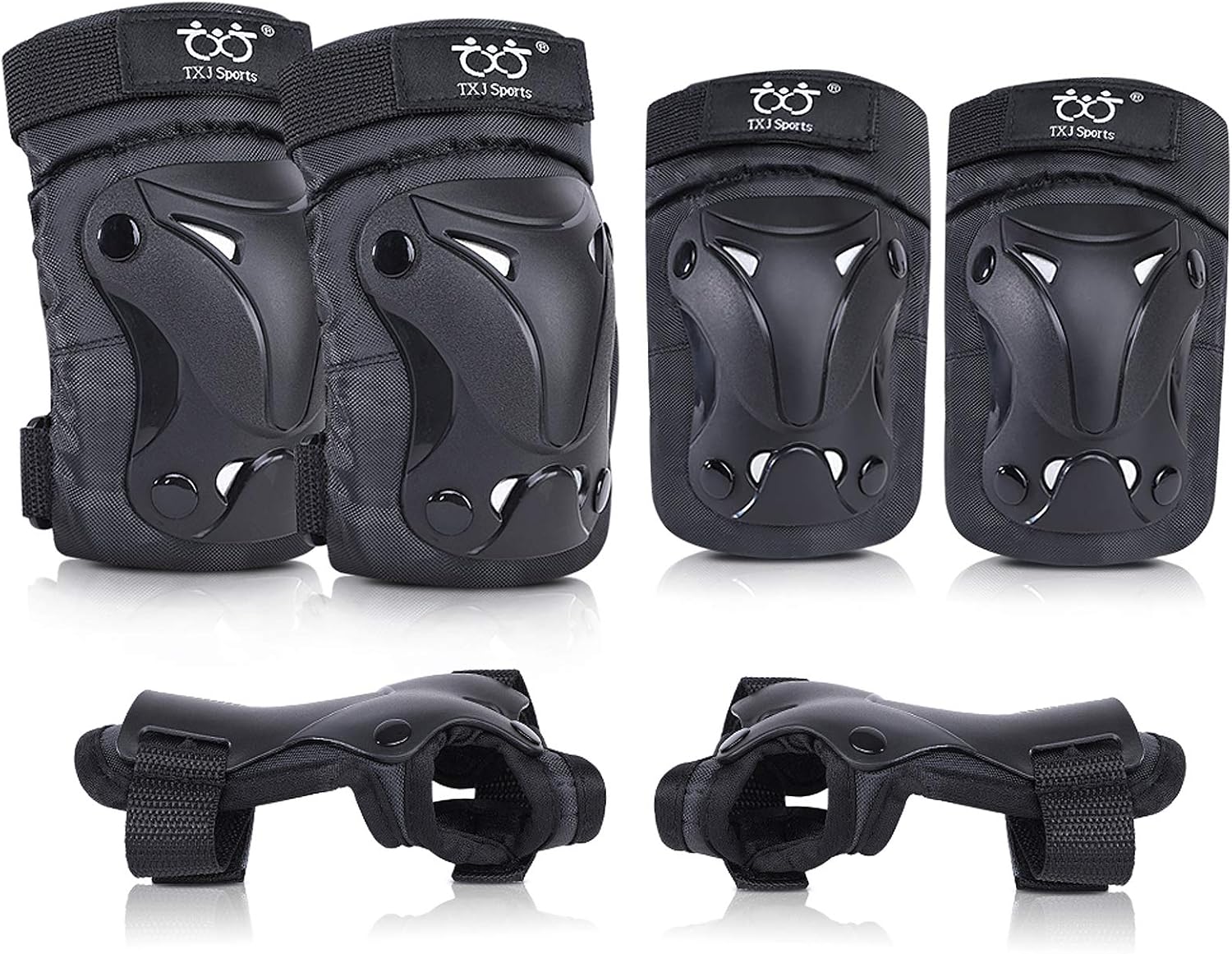 Kids/Youth Knee Pads Elbow Pads with Wrist Guards Protective Gear Set