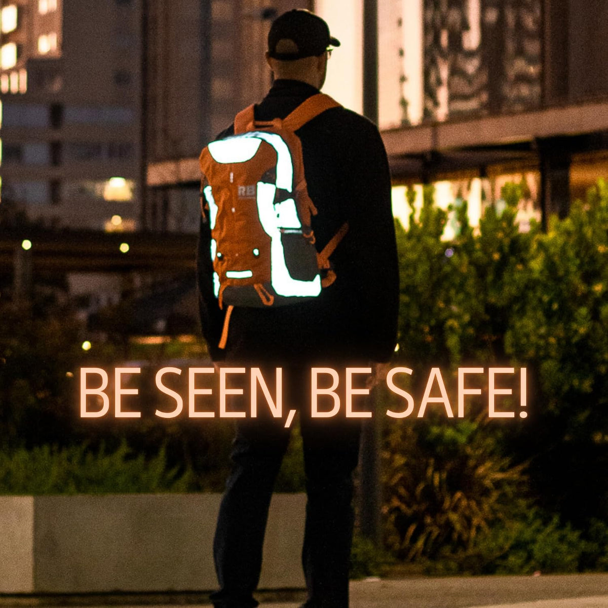riderbag Reflective Motorcycle Backpack, Hi Viz Commuter Riding Bag