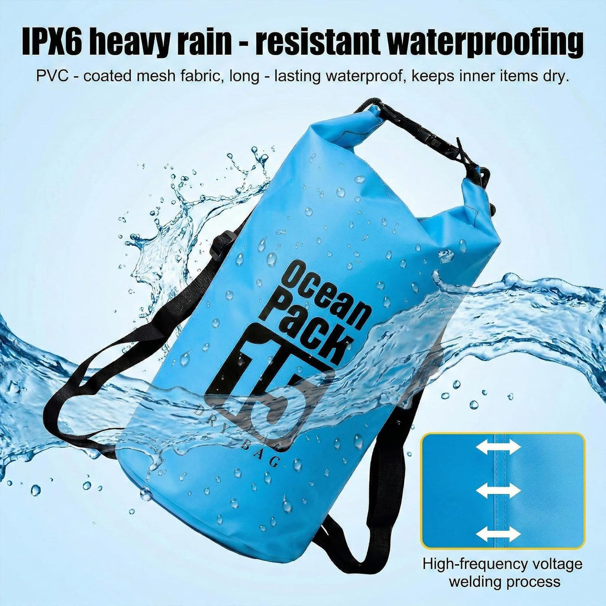 Floating Waterproof Dry Bag for Kayaking Boating Paddle Boarding