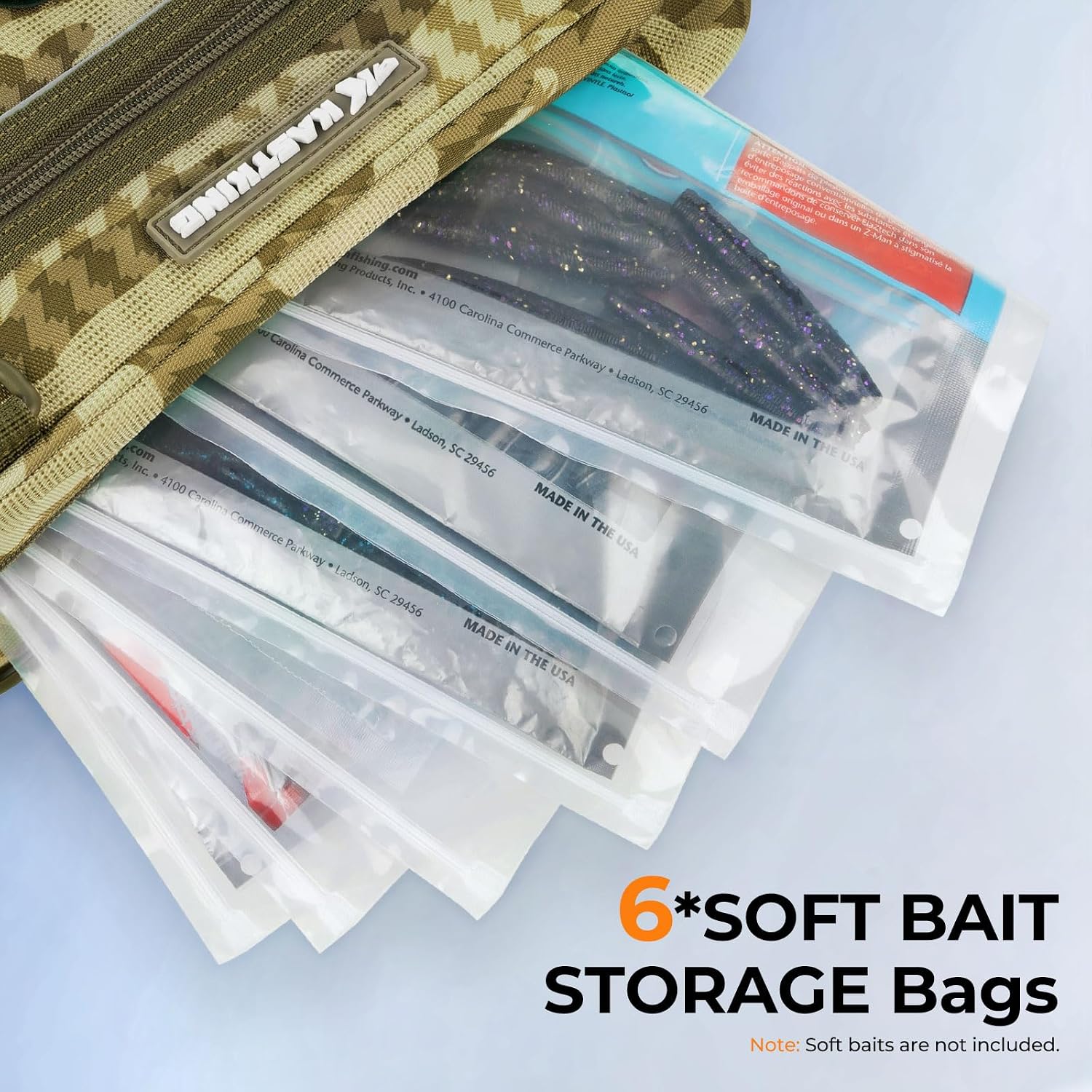 KastKing BaitSpace Waist Bag, Fishing Fanny Pack with Rod Holder