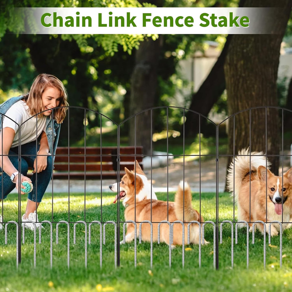 Besitu 12 inch Stakes Heavy Duty 100-Pack J Hook Metal Fence Stake for Dogs Digging Tent and Outdoor Decorations Inflatables Rebar Metal Spikes for Ground