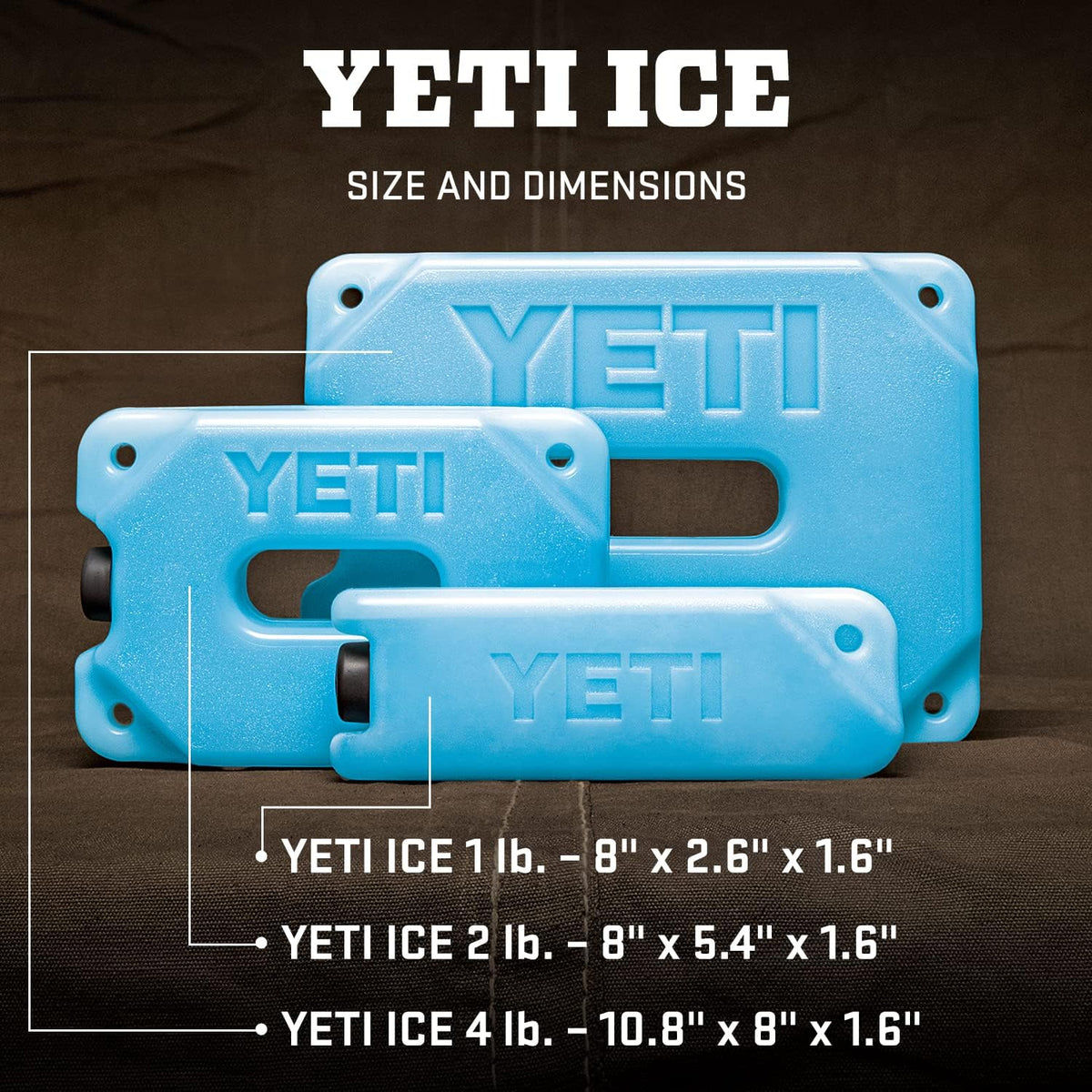 YETI Hopper M12 Backpack Soft Sided Cooler with MagShield Access, Classic Navy with ICE Block Refreezable Reusable Cooler Ice Pack, 1 lb