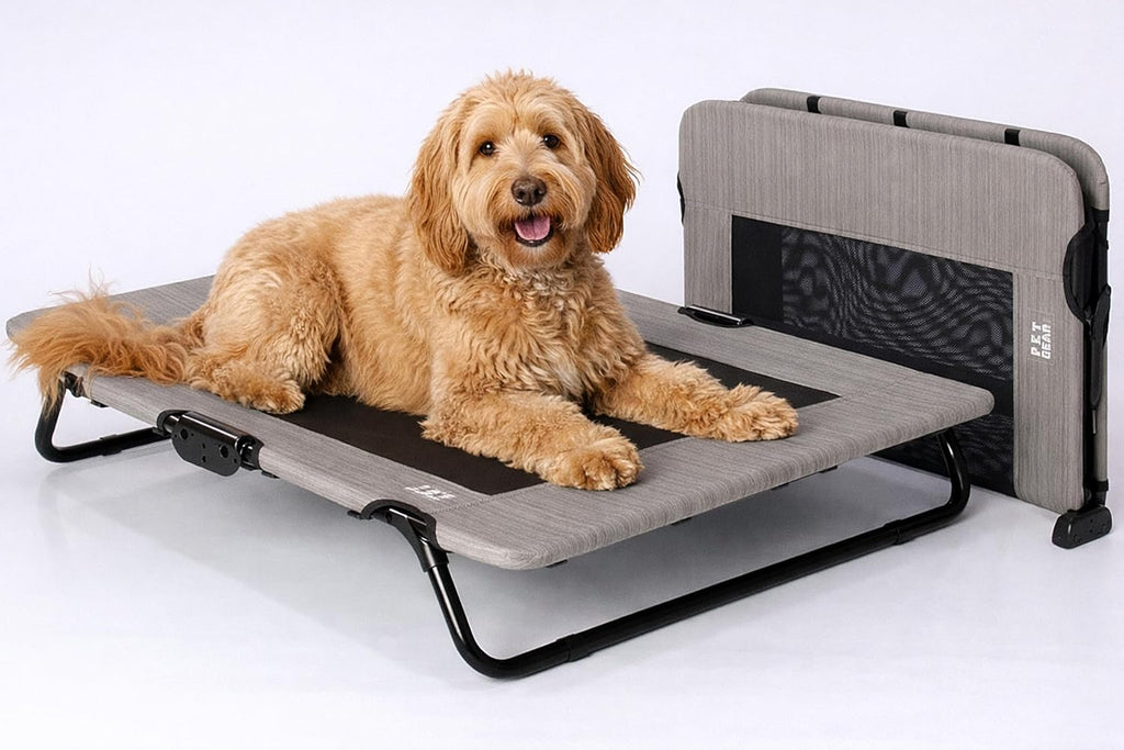 Pet Gear Lifestyle Pet Cot Elevated Bed, 40 Inch, Sand Dune