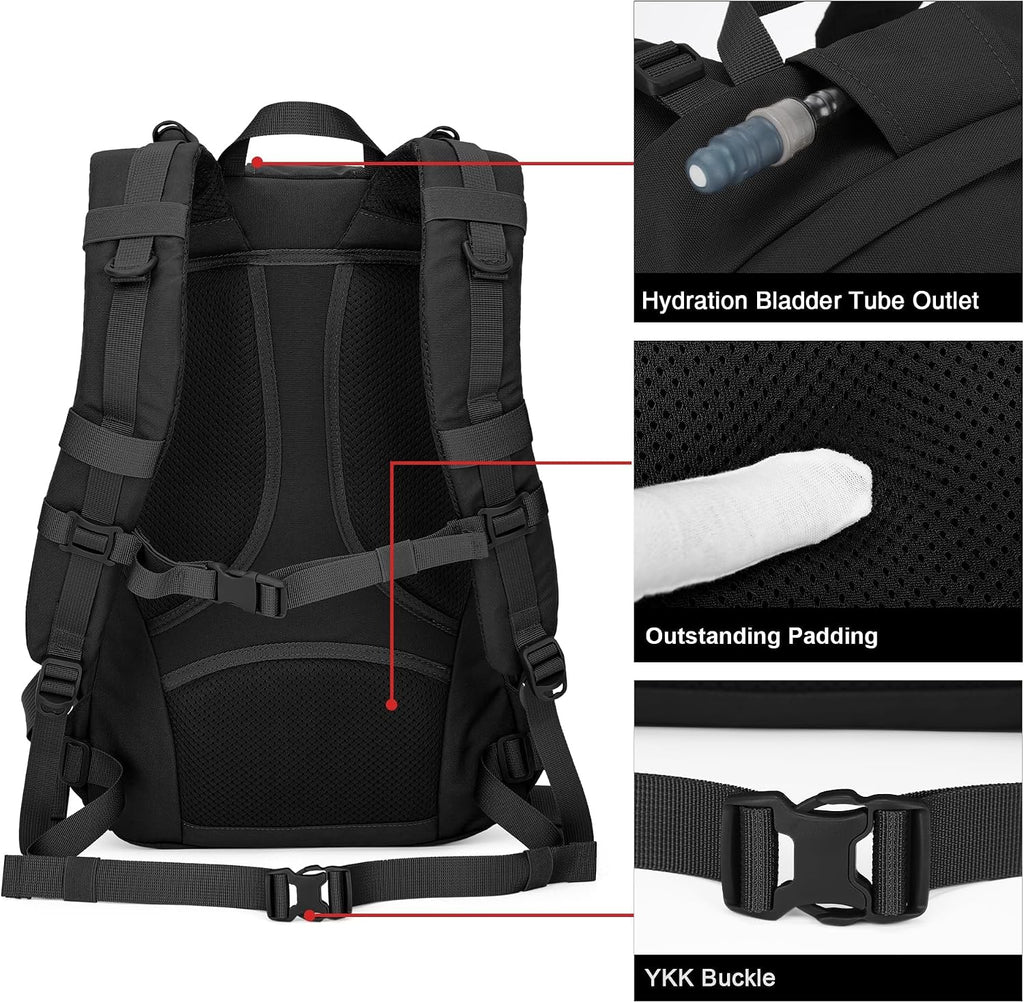 Mardingtop Military Tactical Backpack 25L Molle Hiking Backpack for Backpacking,Cycling and Biking