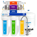 Express Water ROALK10D, 10-Stage Under Sink RO System, Alkaline, 100 GPD