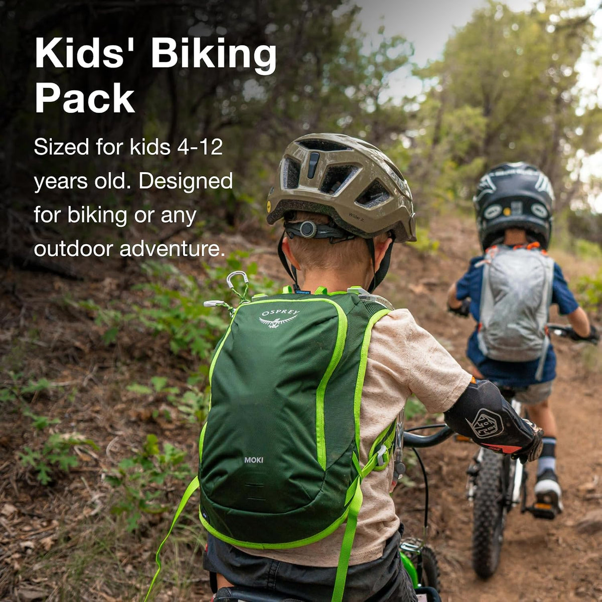 Osprey Moki 3L Kids' Bike Hydration Pack, Purple OS