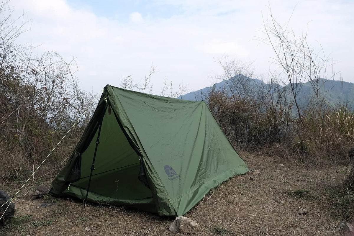 2 Person Trekking Pole Tent, Ultralight Camping Backpacking Tent (NO Poles)