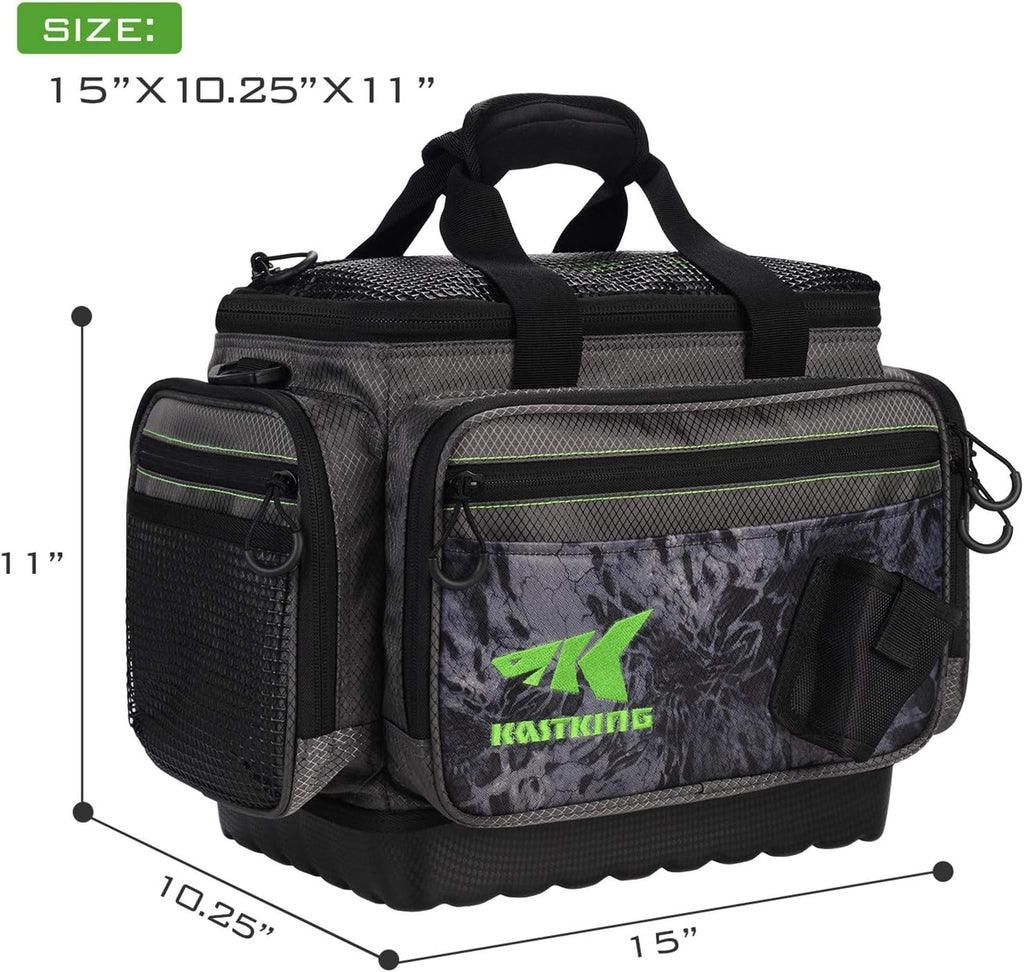 KastKing Bait Boss Tackle Bag, Saltwater Resistant Fishing Bag