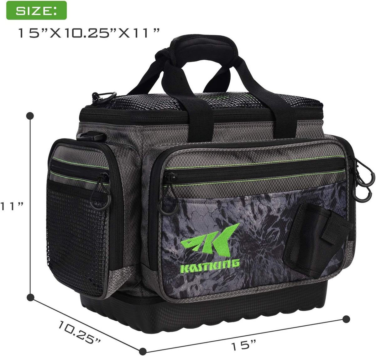 KastKing Bait Boss Tackle Bag, Saltwater Resistant Fishing Bag