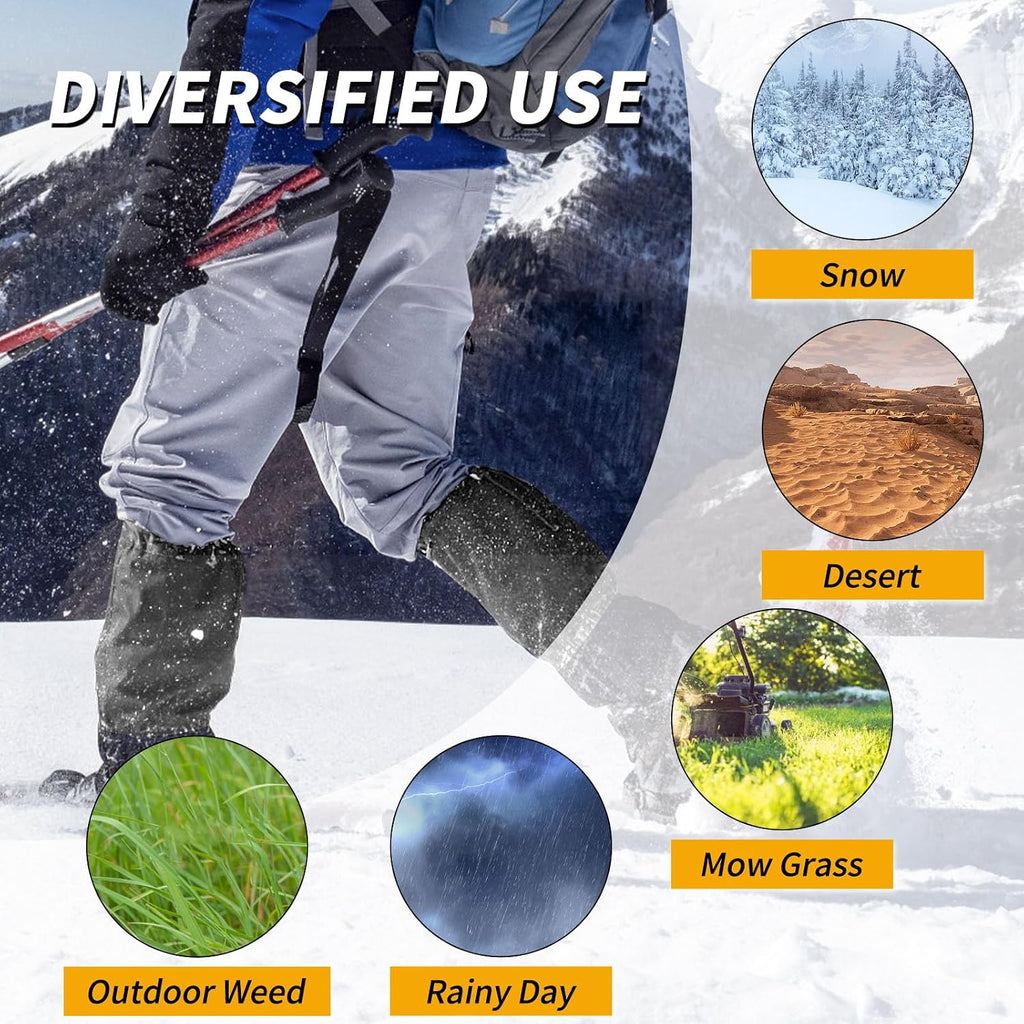 Leg Gaiters Waterproof Snow Boot Gaiters for Women Men