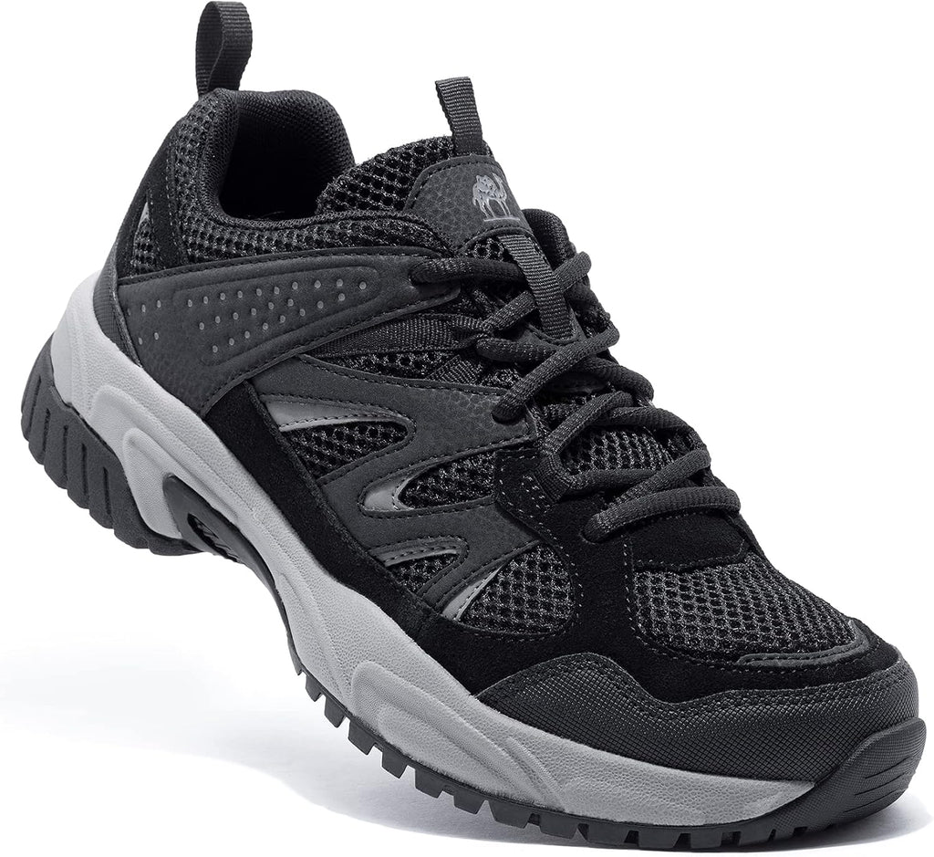 CAMELSPORTS Hiking Shoes Men Lightweight Non-Slip Breathable Sneakers Low Top Walking Shoes for Outdoor Trailing Trekking Walking Climbing