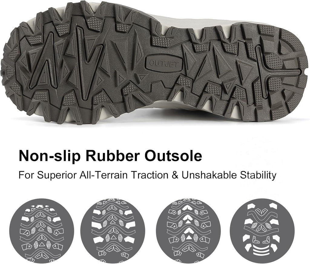 Women's Lightweight Waterproof Hiking Boots Mid Ankle