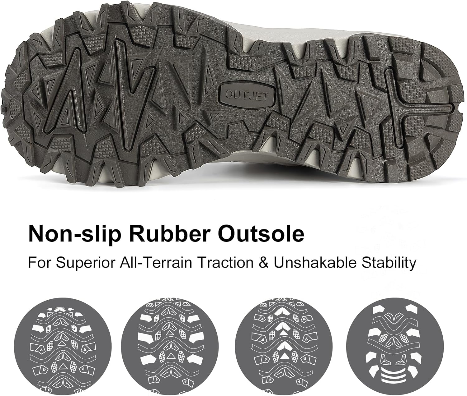 Women's Lightweight Waterproof Hiking Boots Mid Ankle