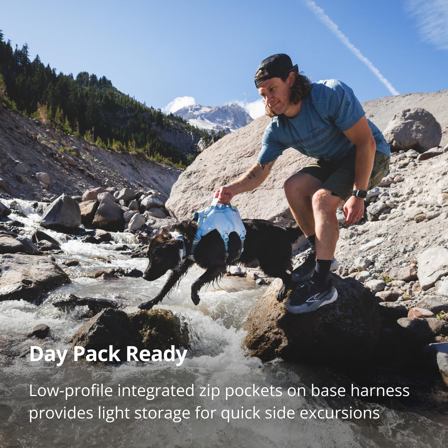 Ruffwear, Palisades Dog Backpack, Glacier Lake, Small