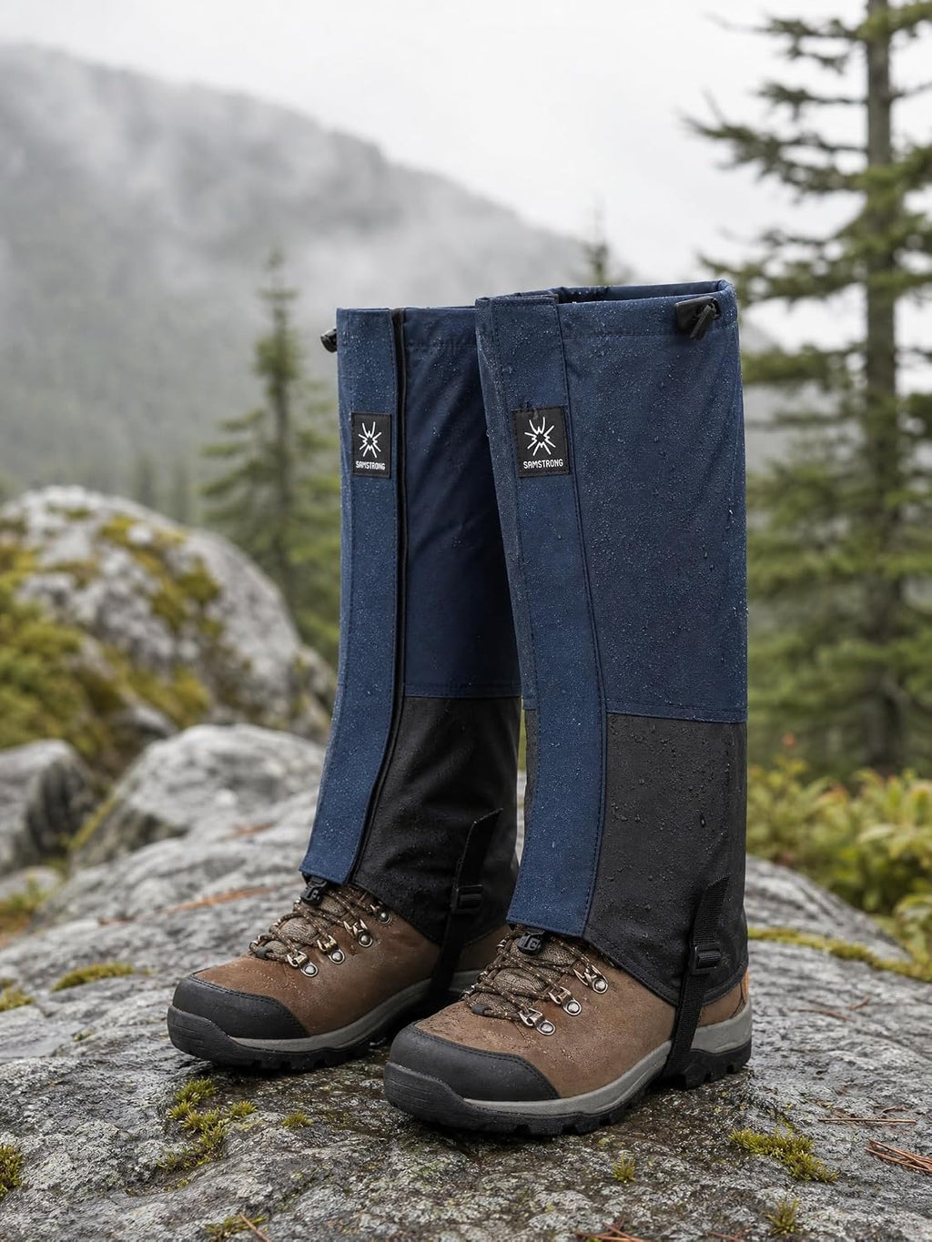 Gaiters for Hiking Waterproof, Leg Gaiters, Lightweight Shoe Gaiters for Men Women, Dirt-Proof Ripstop Hiking Gaiters, Breathable Boot Gators for Hunting