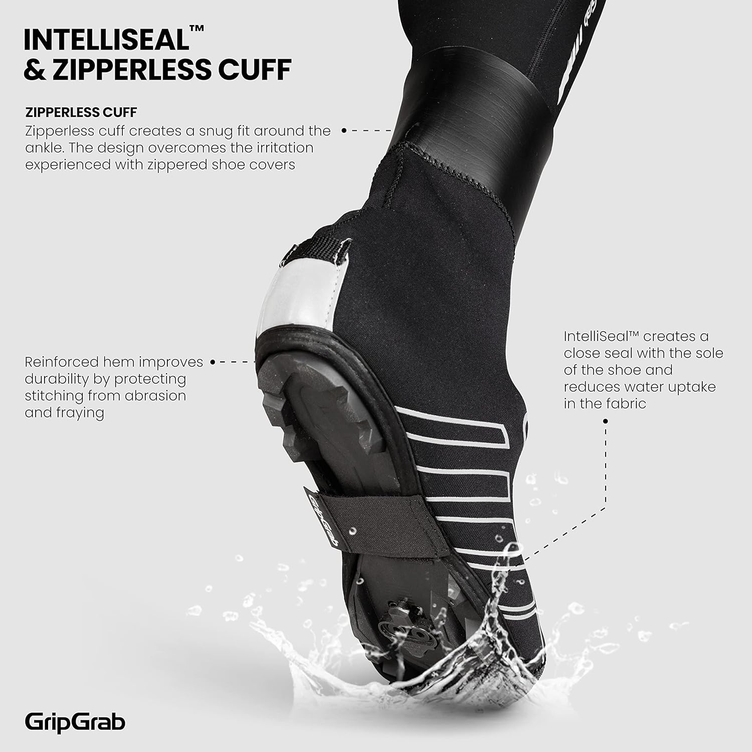 GripGrab RaceThermo X Neoprene Winter Gravel Cycling Shoe Covers Waterproof