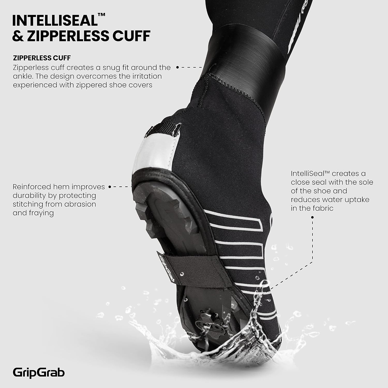 GripGrab RaceThermo X Neoprene Winter Gravel Cycling Shoe Covers Waterproof