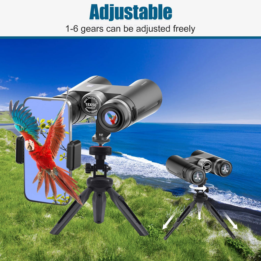 18x50 Professional Large View Binoculars for Adults