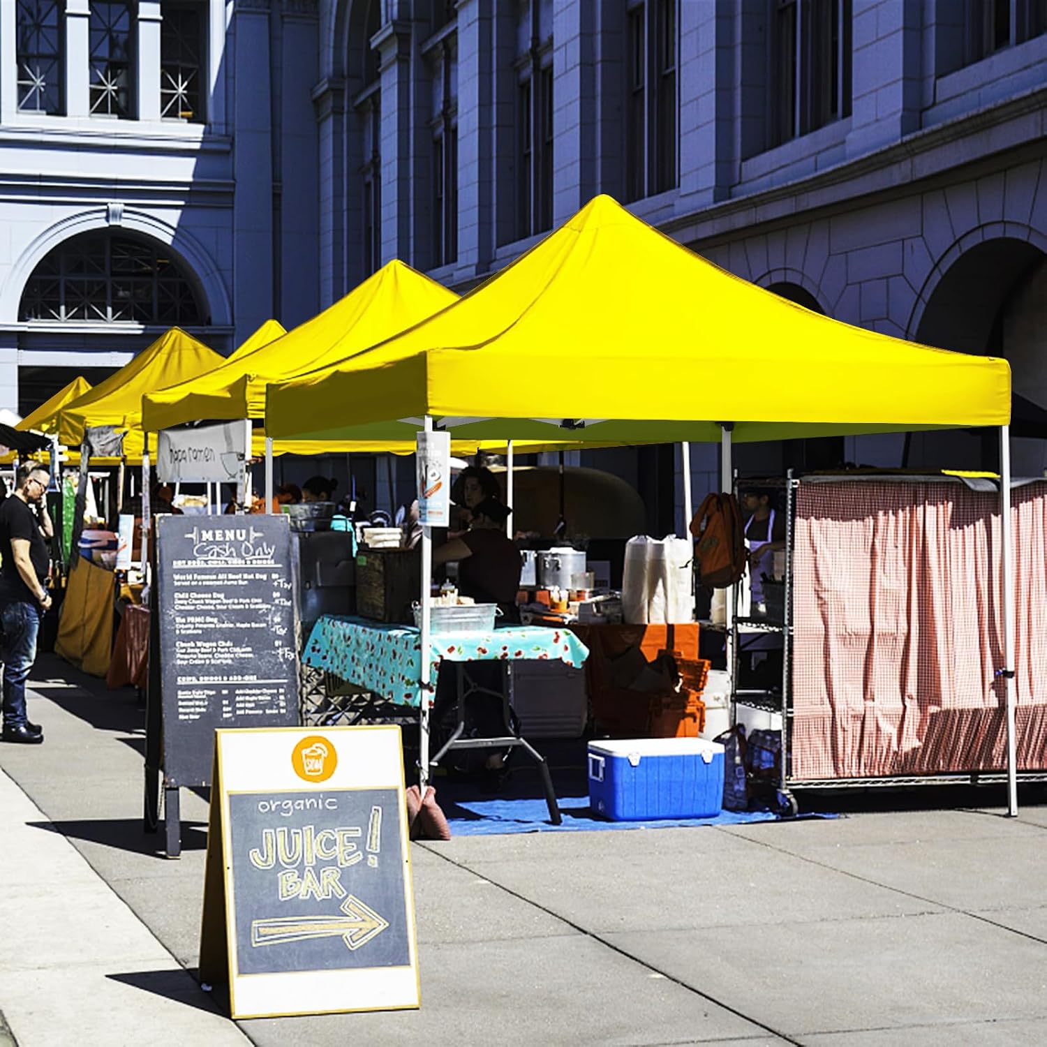 HLong 10x10 Heavy Duty Pop-Up Canopy, Lemon Yellow