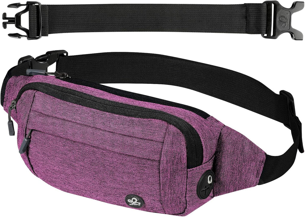 WATERFLY Small Fanny Pack Crossbody Lightweight Waist Bag for Woman Man